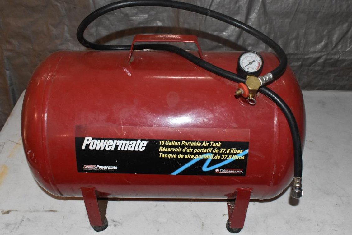 COLEMAN POWERMAT 10 GAL PORTABLE AIR TANK