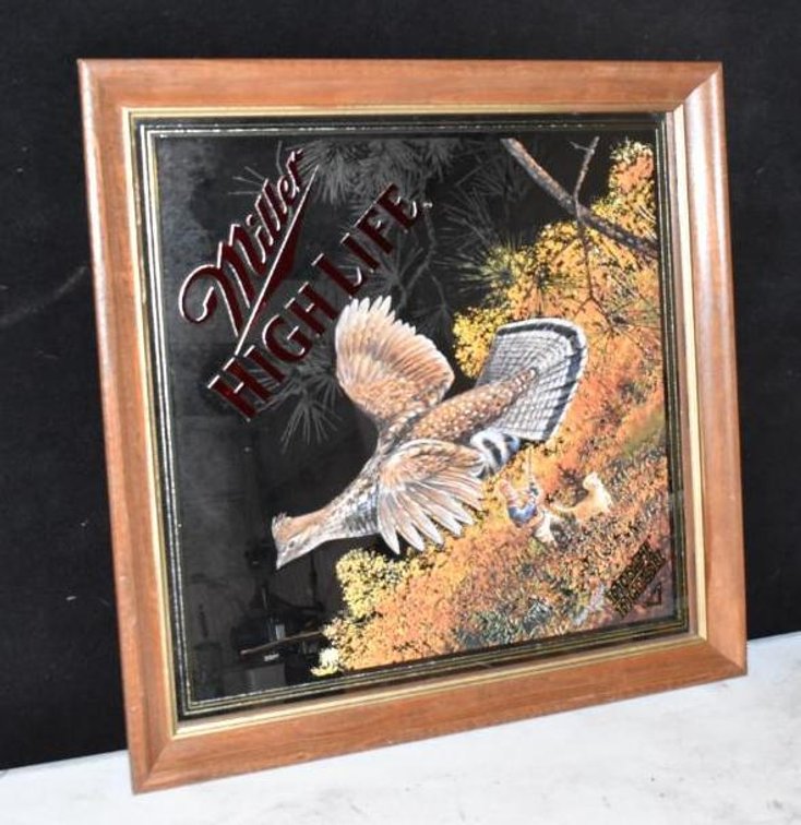 MILLER HIGH LIFE WILD LIFE MIRROR, "FIRST FLUSH"