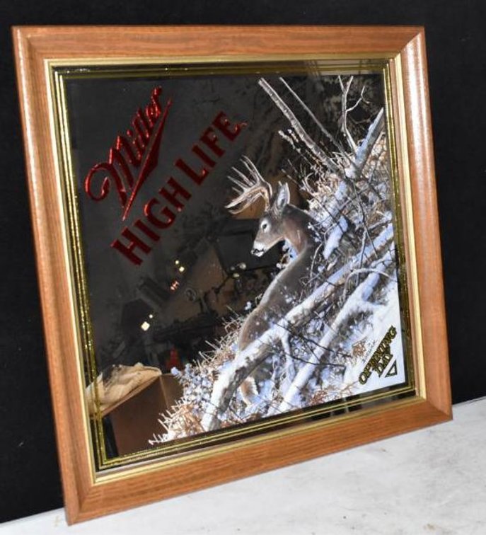 MILLER HIGH LIFE WILD LIFE MIRROR, "OPENING DAY"