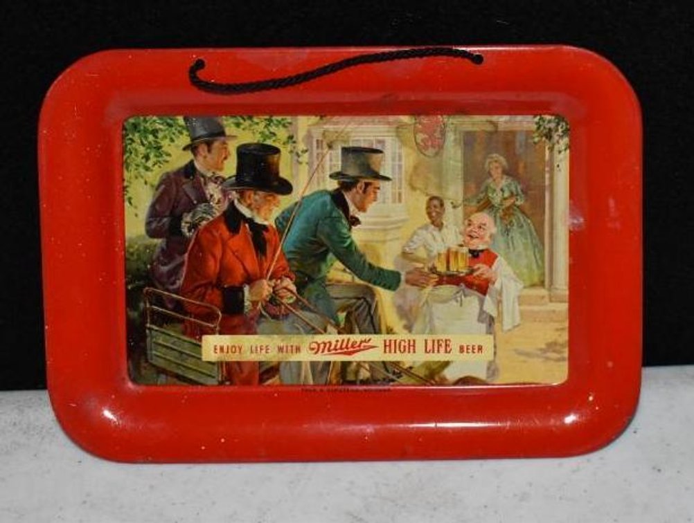 MILLER HIGH LIFE MINI TIN SERVING TRAY