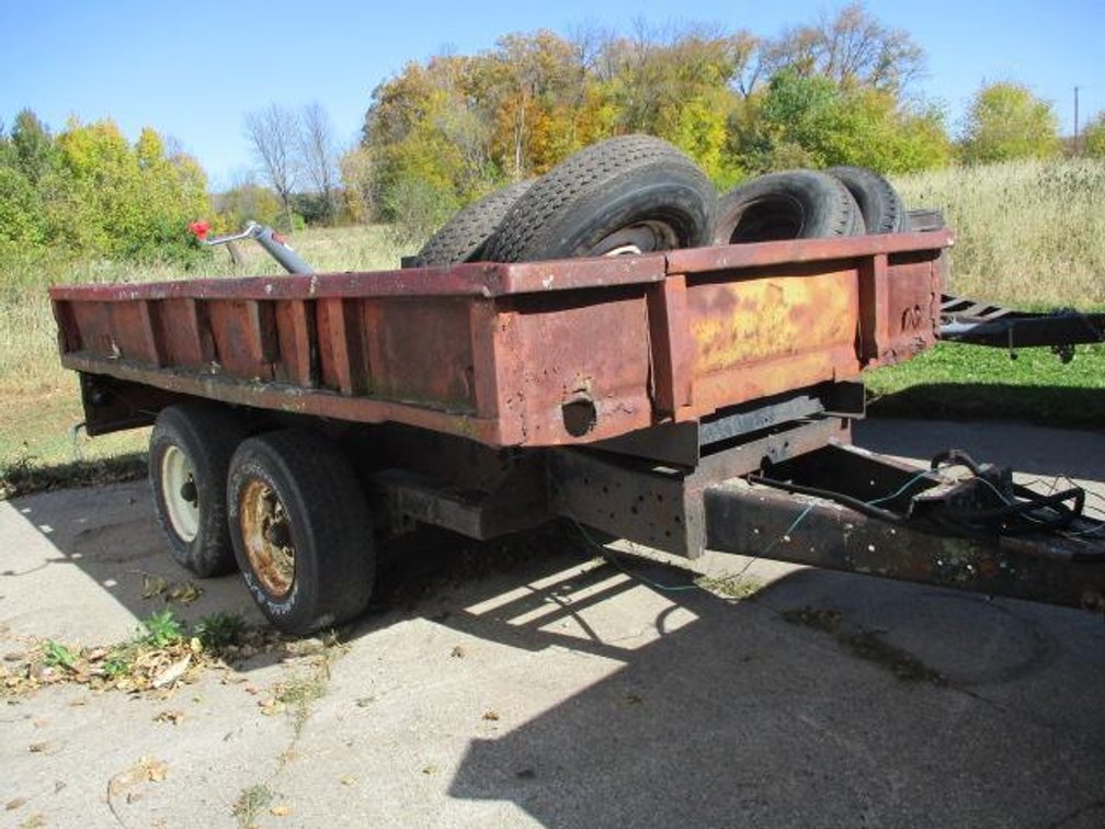 Heavy Hydraulic Dump Trailer 7 x 12 Box