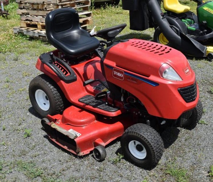 Toro LX500 Riding Lawn Mower, 50" Deck