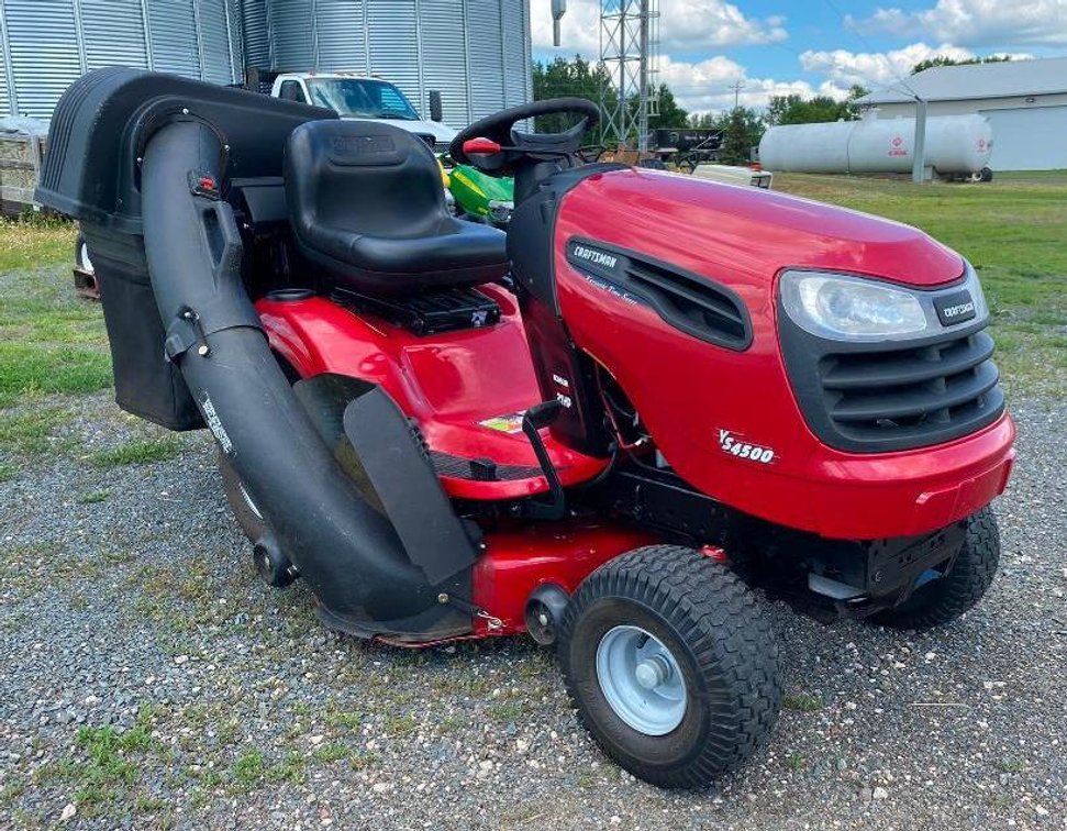 Craftsman WS4500 Riding Lawn Mower With Bagging System, 46" Deck