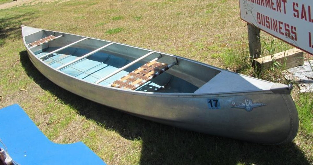 1963 Aerocraft 17' Aluminum Canoe