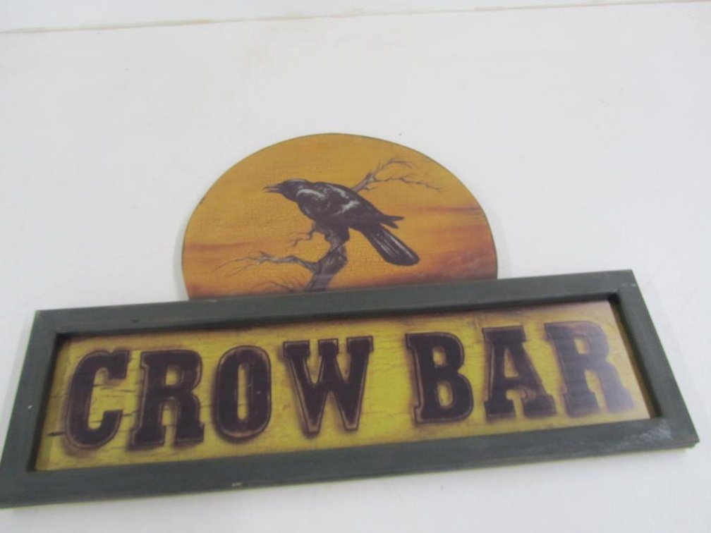 Crow Bar Sign