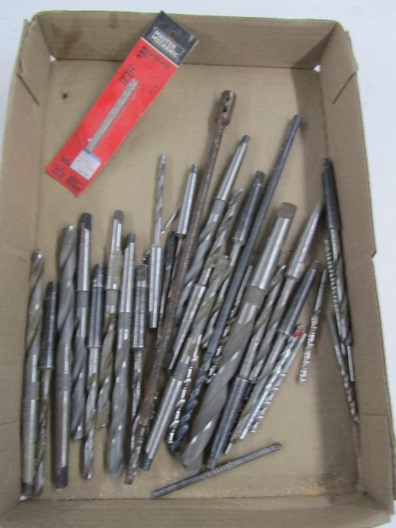 Flat Of Assorted Twist Drill Bits