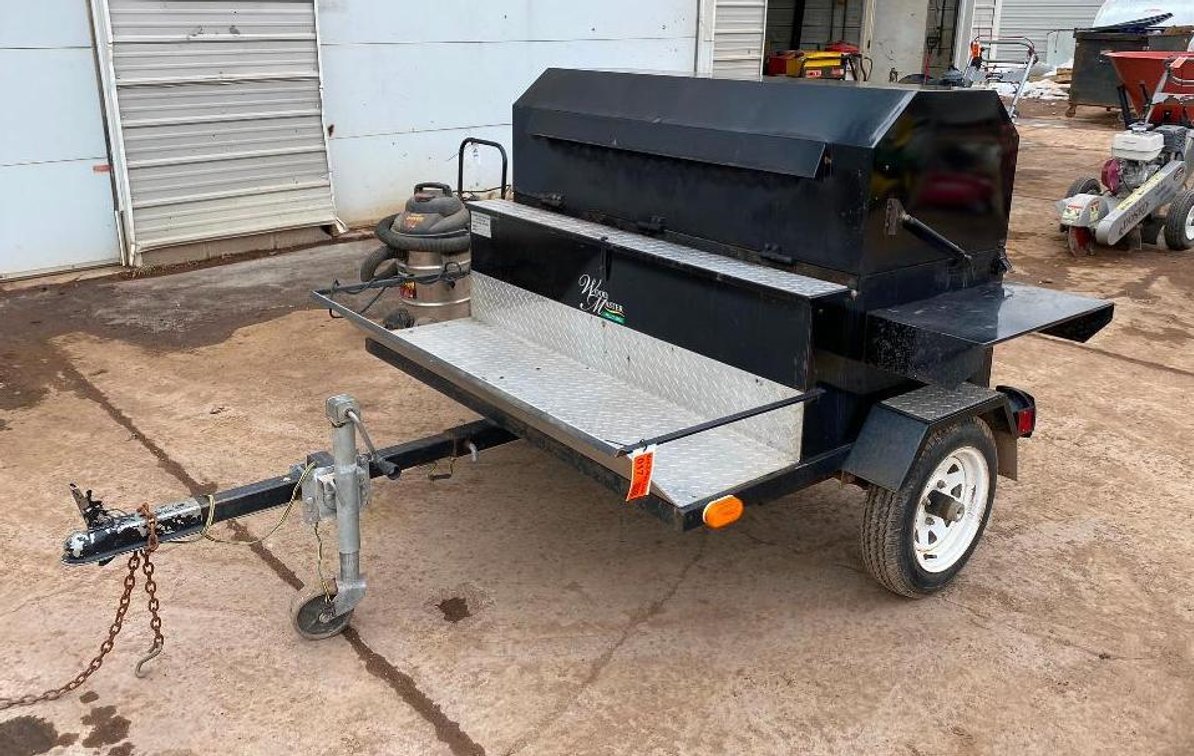 Woodmaster Pellet Grill on Trailer