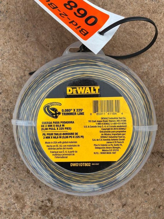 DeWalt Trimmer Line