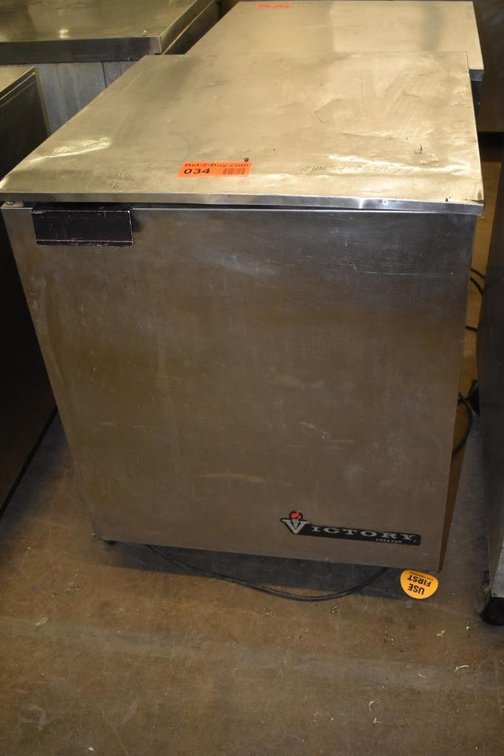 Rolling Undercounter Victory Commercial Freezer