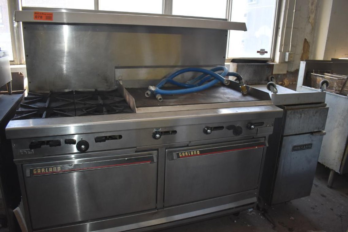 Garland Four Burner Double Oven