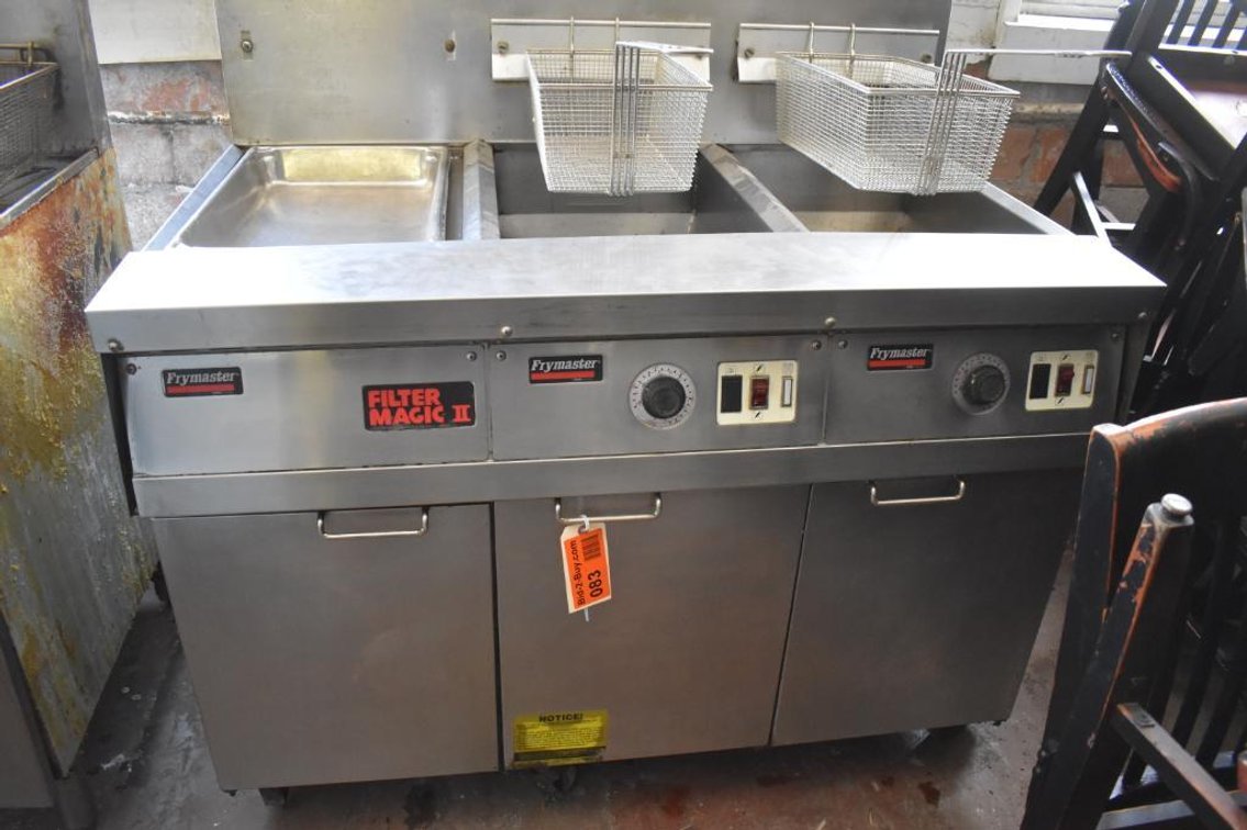 Rolling Three To Four Basket Fry Master Filter Magic 2 Fryer