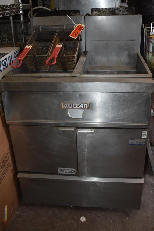 Rolling Four Basket Vulcan Fryer