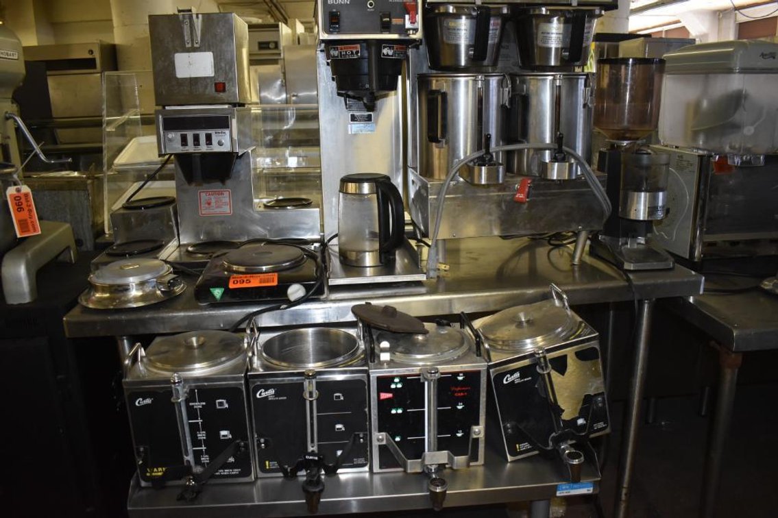 Large Assortment Of Coffee Machines And Accessories