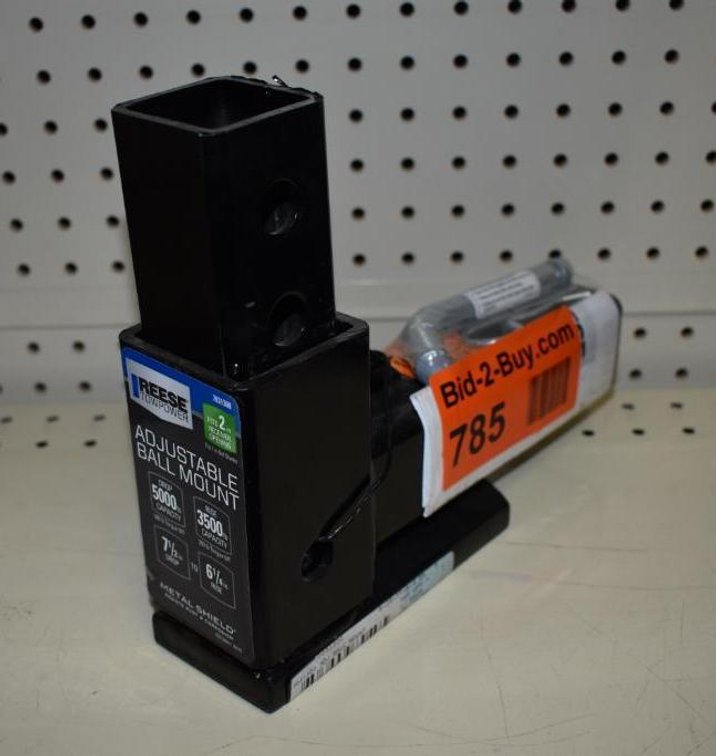 Reese Adjustable Ball Mount Ranging From 7-1/2" Drop To 6-1/4" Raise, Fits 2" Ball Opening