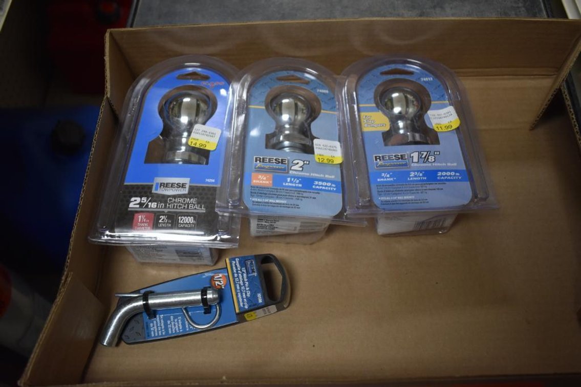 Reese 2-5/16", 2", 1-7/8" Trailer Balls With 1/2" Hitch Pin