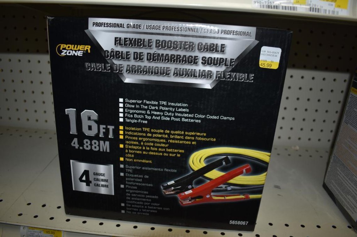 Power Zone 16' 4 Gauge Jumper Cables