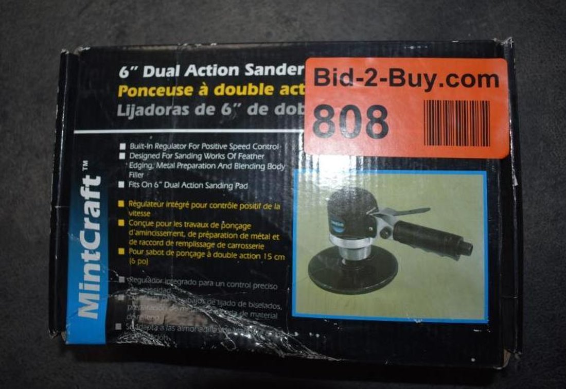 Mintcraft Pneumatic 6" Dual Action Sander