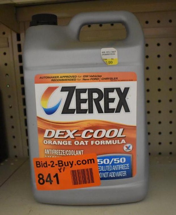 1 Gallon Jug Of Zerex Dex-Cool 50/50 Antifreeze