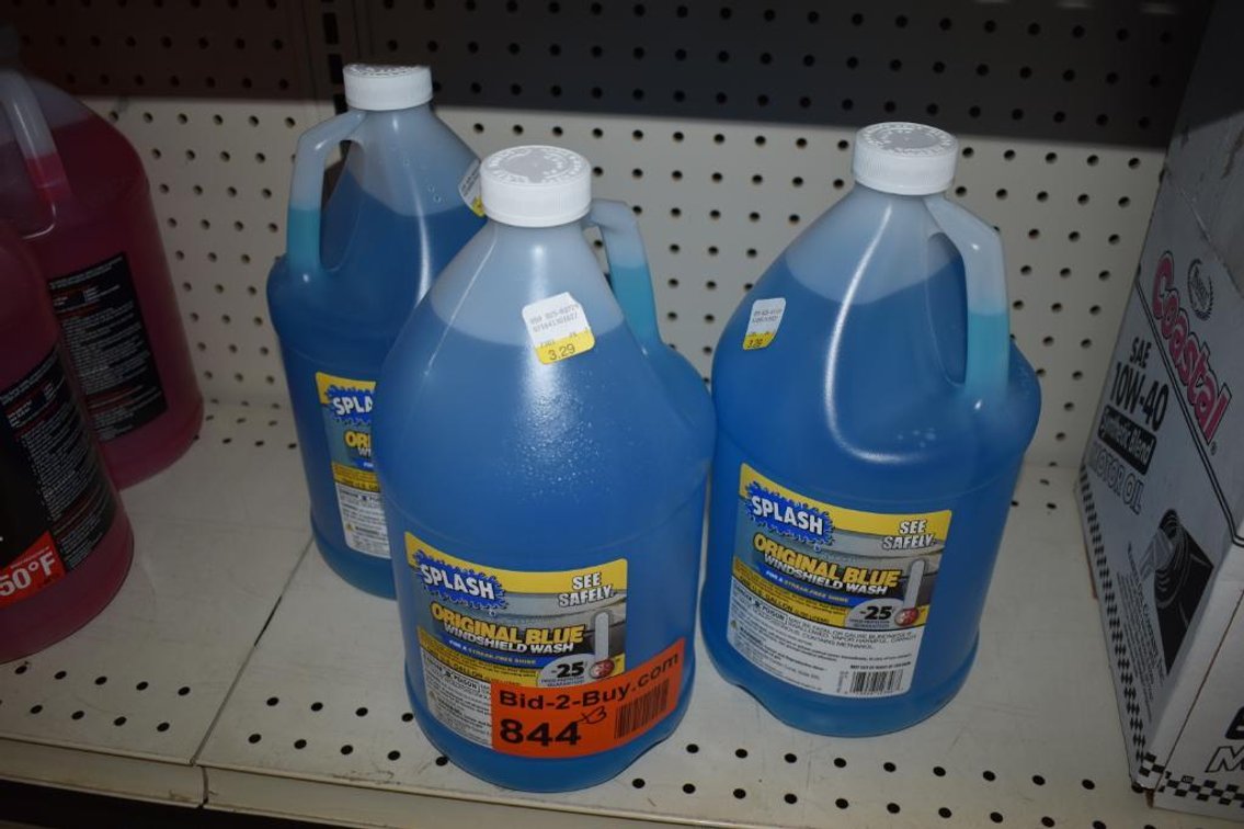 (3) Jugs Of Splash Windshield Wiper Fluid