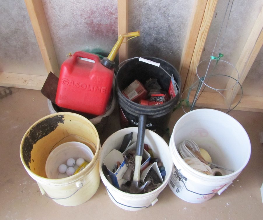 (4) Buckets Of Assorted Hardware