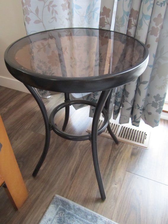 Glass Top Patio Table