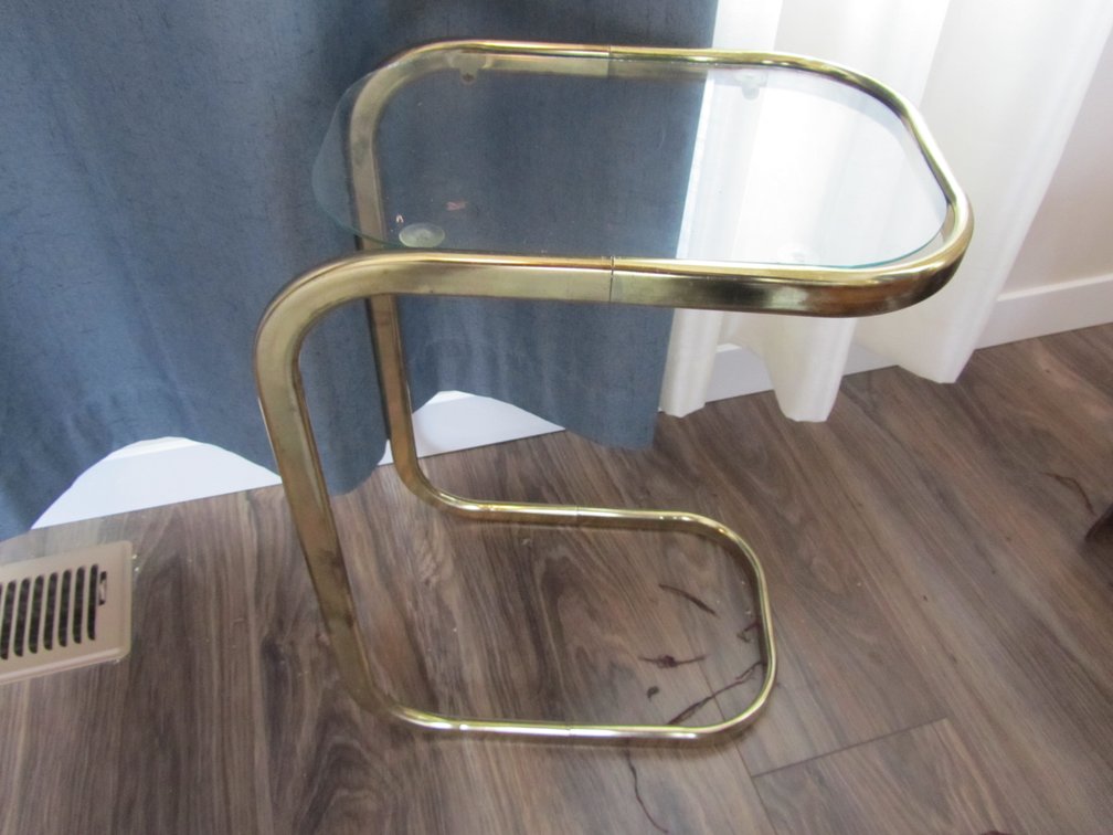 Glass Top Plant Stand