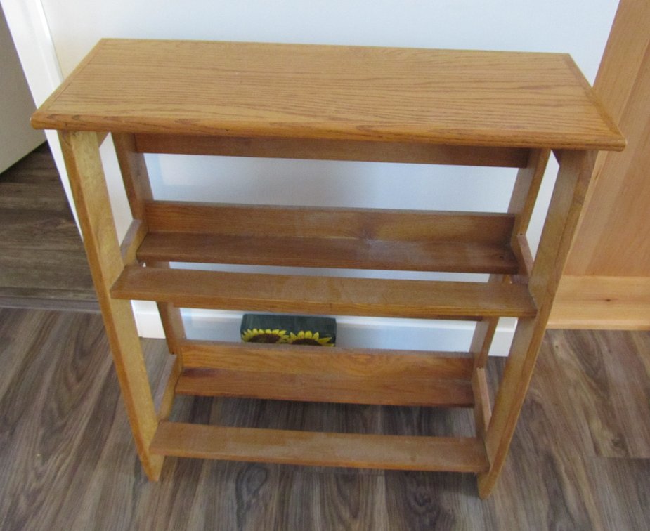 Oak Shoe Rack