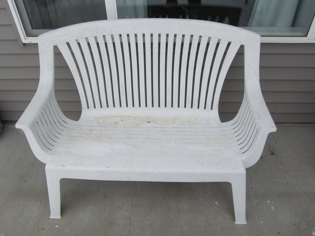 Plastic Lawn Bench