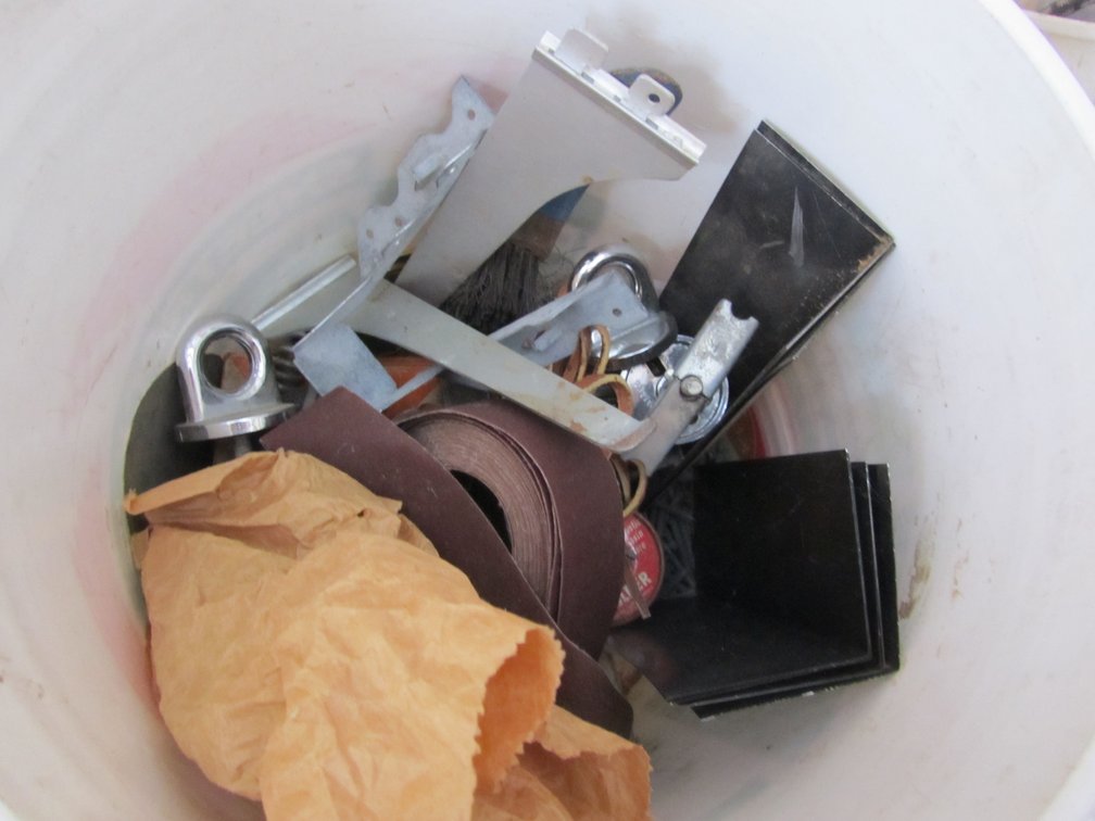 Bucket Of Assorted Hardware 
