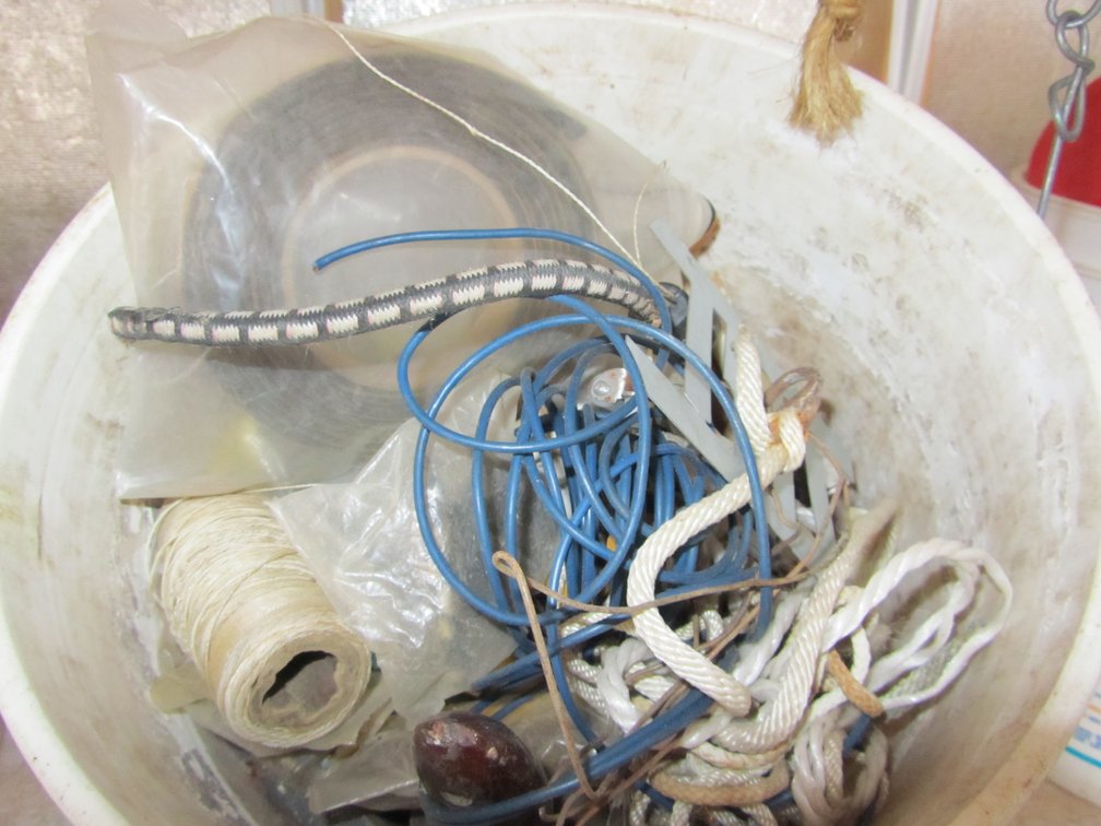 Bucket Of Assorted Hardware 