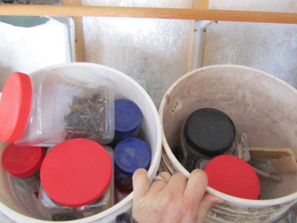 (2) Buckets Of Assorted Hardware 