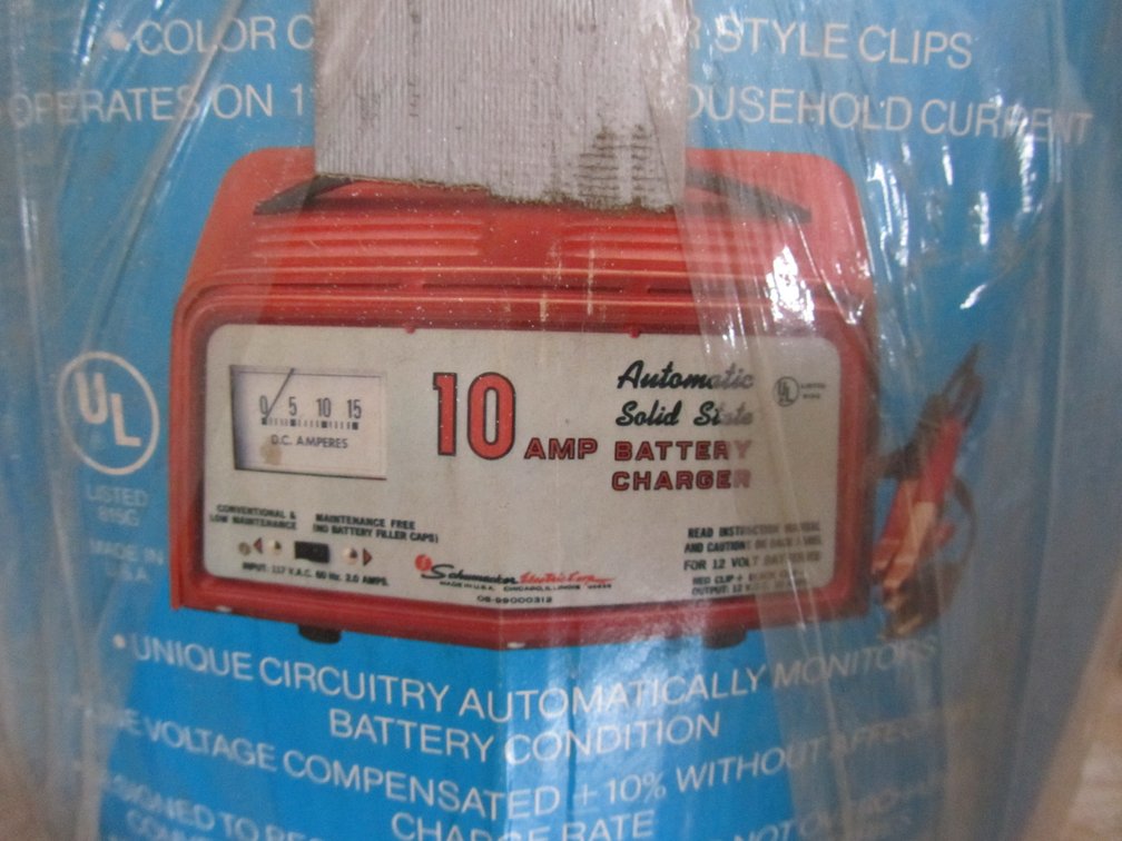 Schumacher 10 Amp Automatic Battery Charger