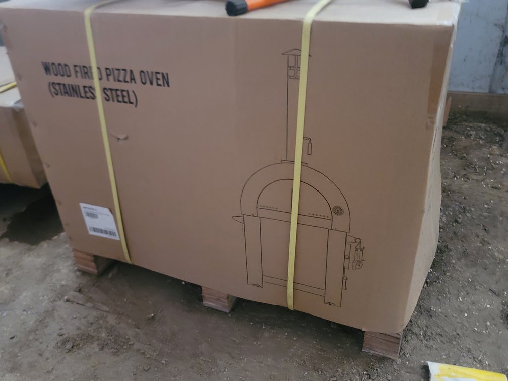 New Stainless Steel Wood Fired Pizza Oven