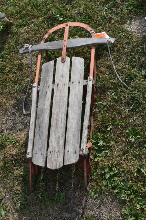 Vintage Wood Sled