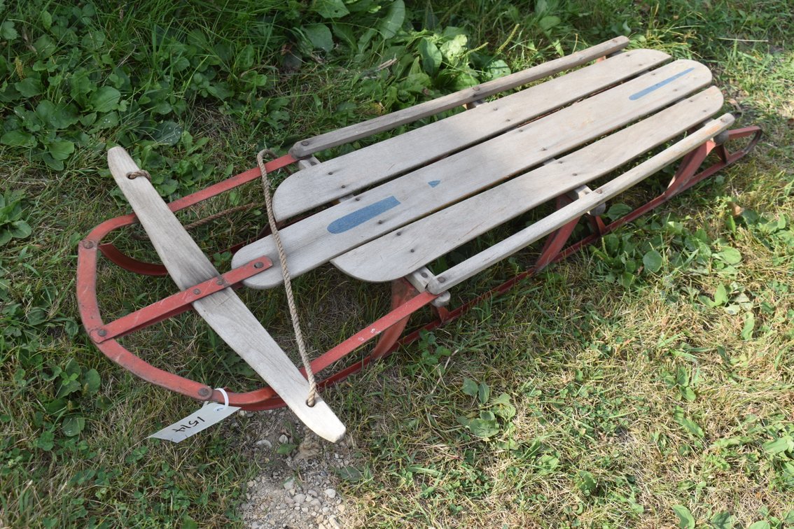 Vintage Wood Sled