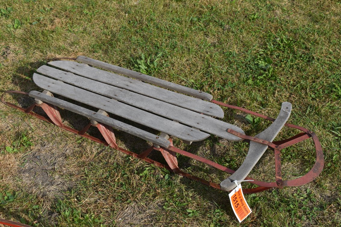 Vintage Wood Sled