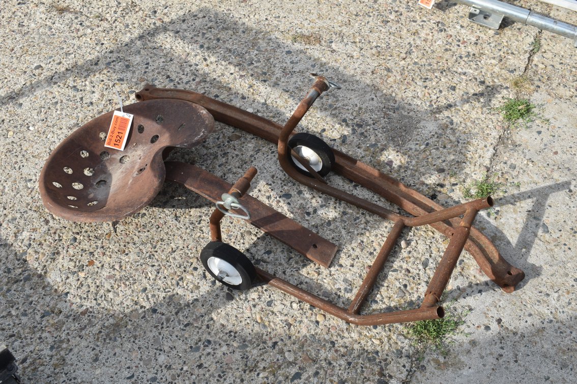 Tractor Seat With Steel Part and Dolly Part