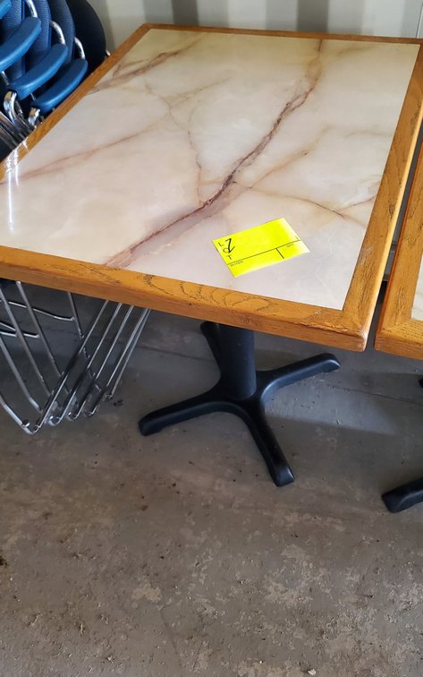 rectangular table