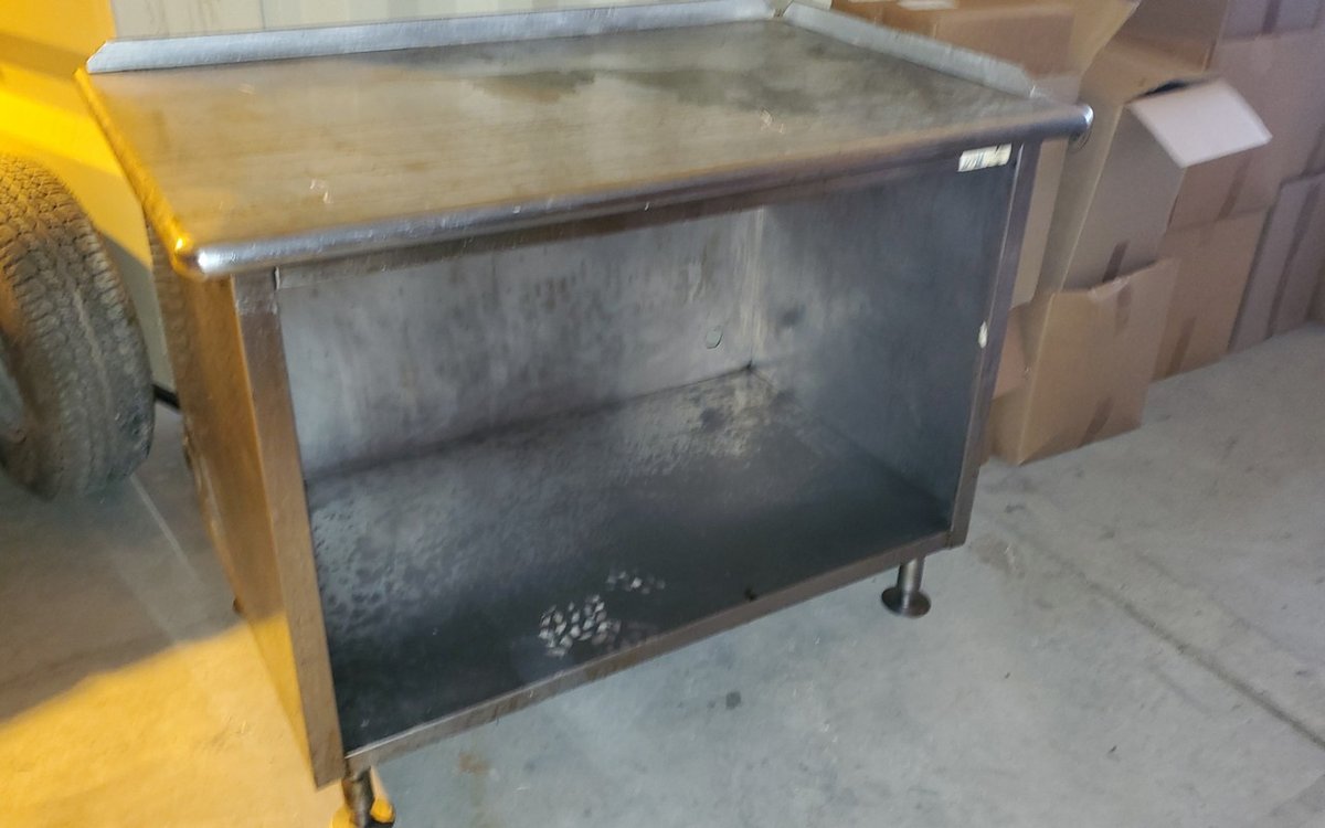 Stainless steel commercial work table , 48x30