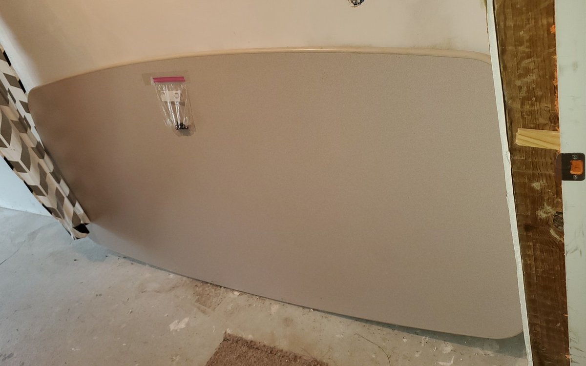Large Formica Conference table with legs. NICE