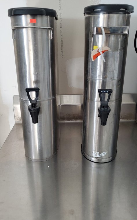 2 Commercial Tea dispensers