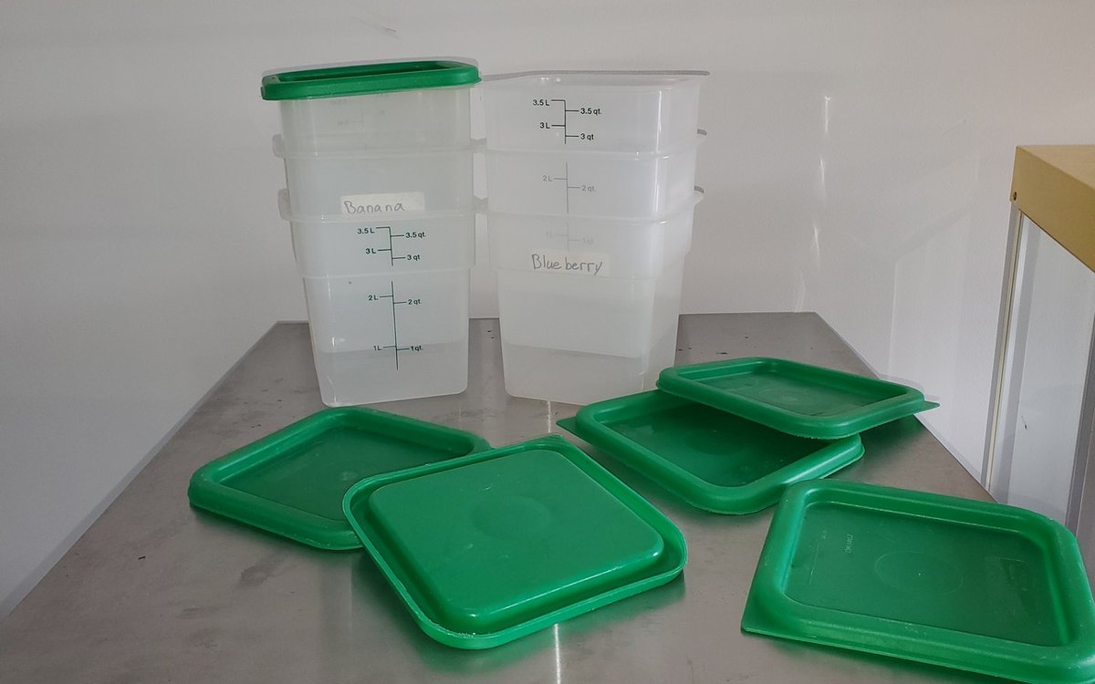 6 food containers