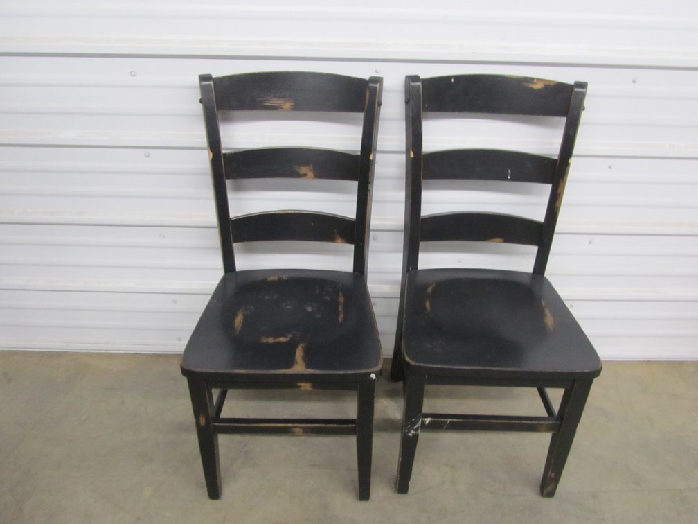 (2) Wood Chairs