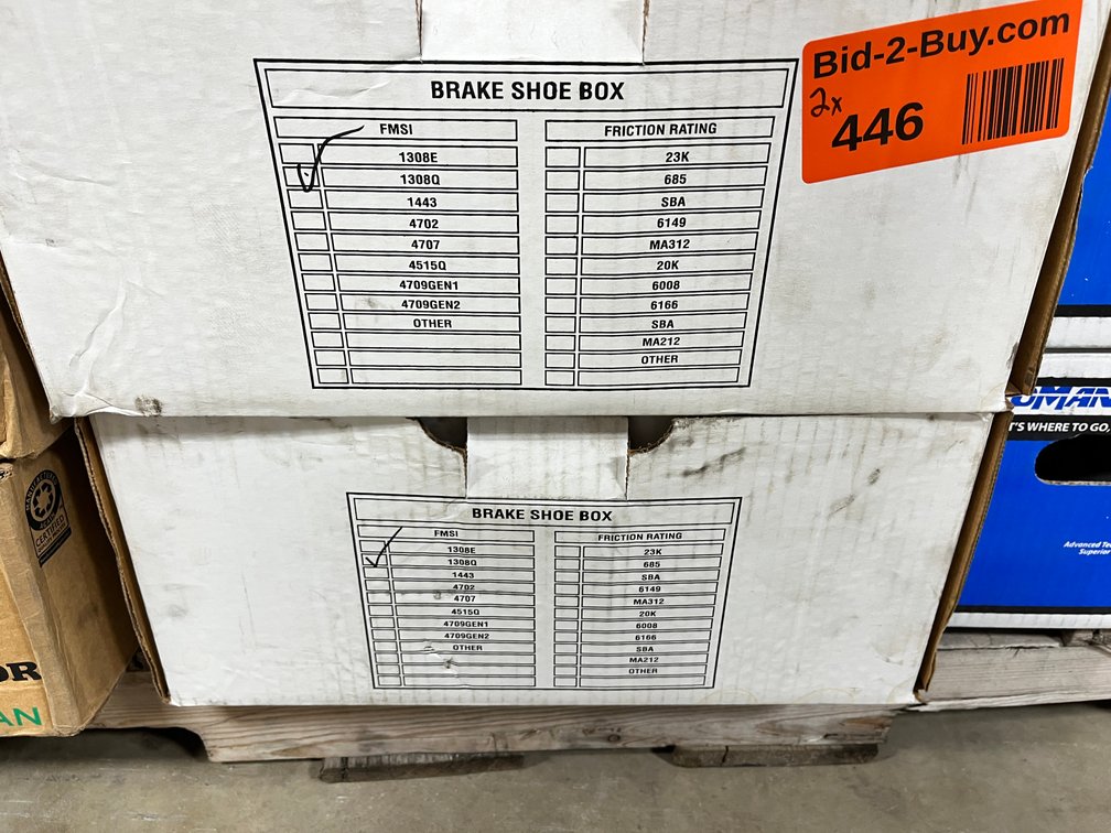 (2) Sets Remanufactured Quick Change 15x4 Brake Shoes
