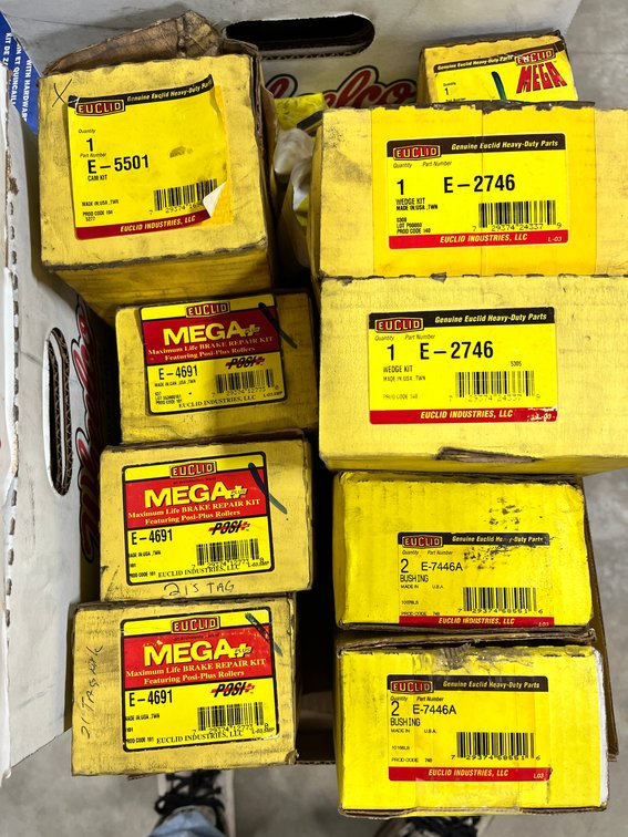 (10) Assorted Enclid Parts