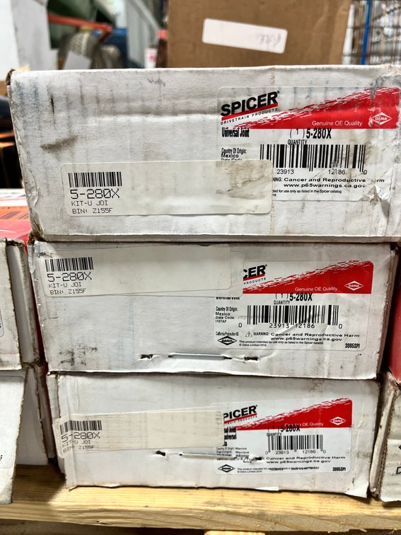 (3) Spicer 5-280X U-Joint Kits