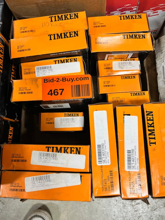 (15) Assorted Timken Bearings