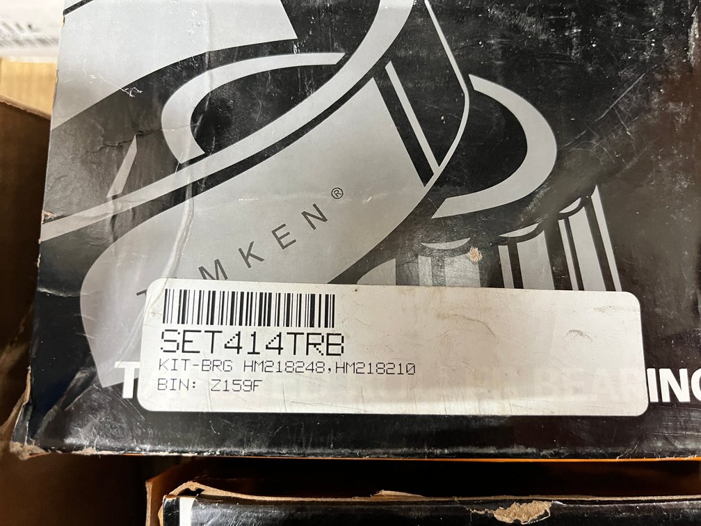 (4) Timken SET414TRB Tapered Roller Bearings