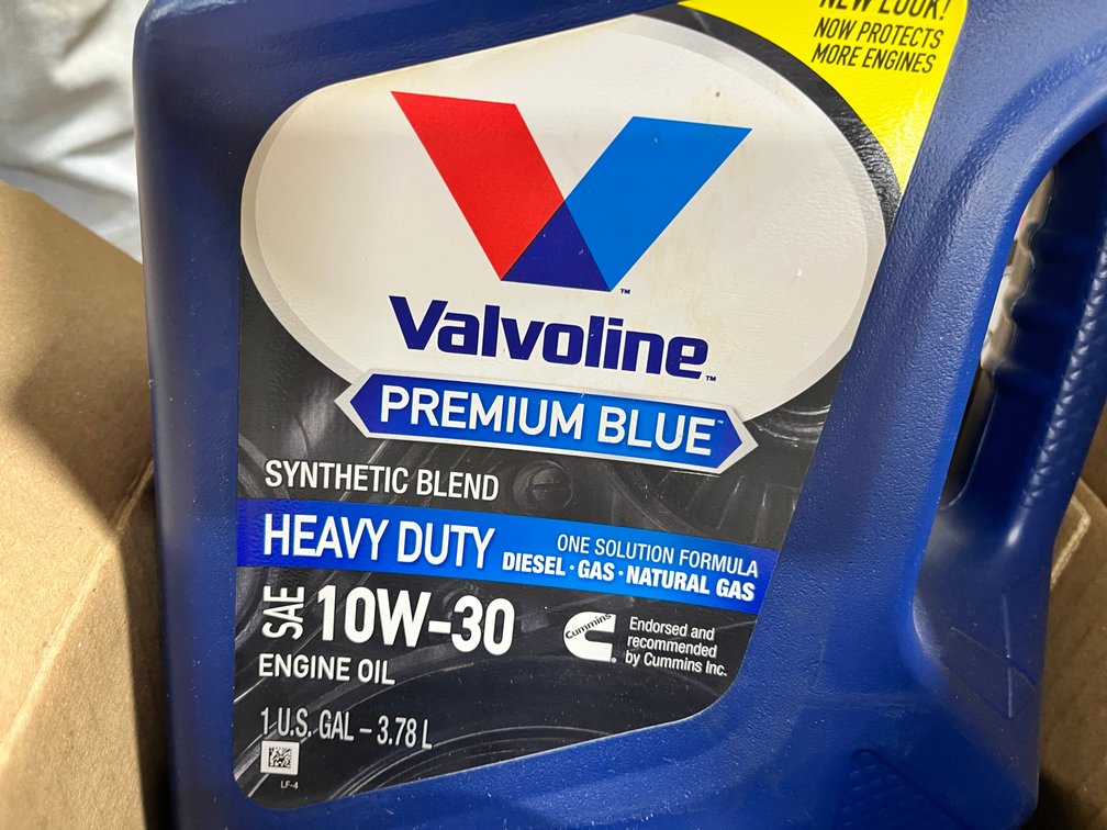 (3) Gallons Valvoline 10W-30 Engine Oil