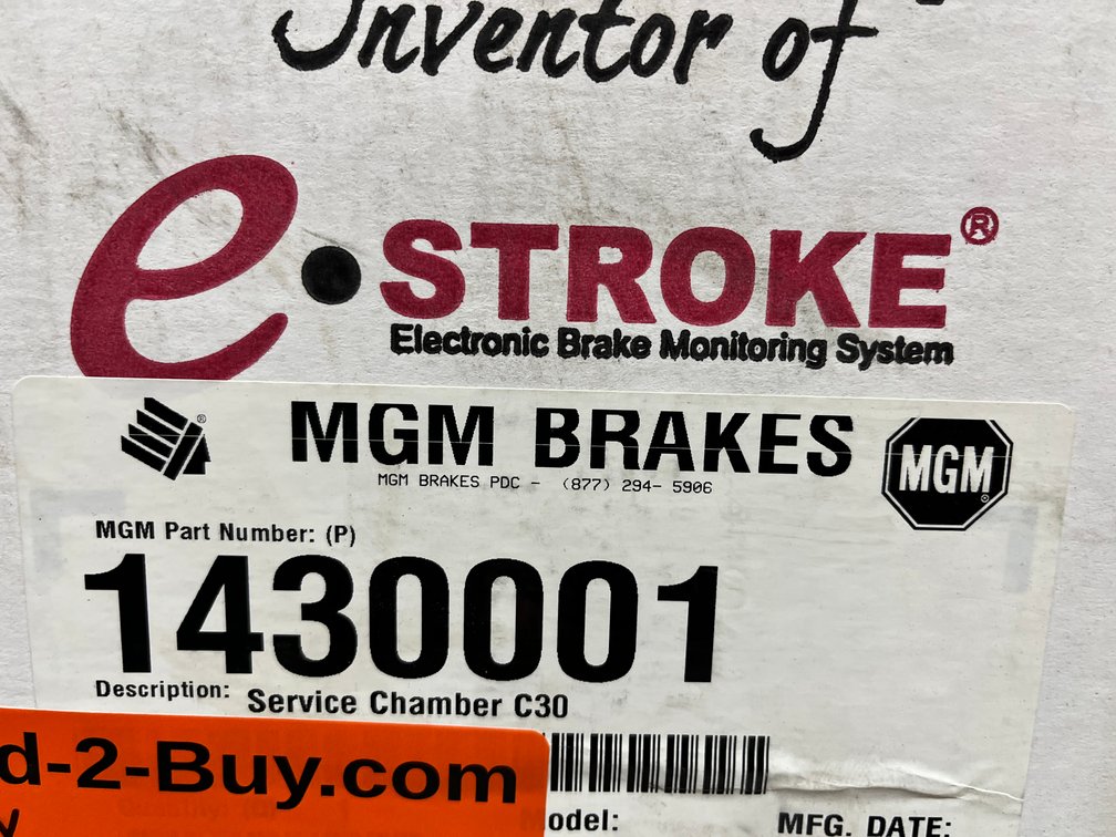 (2) MGM 1430001 Service Chamber C30